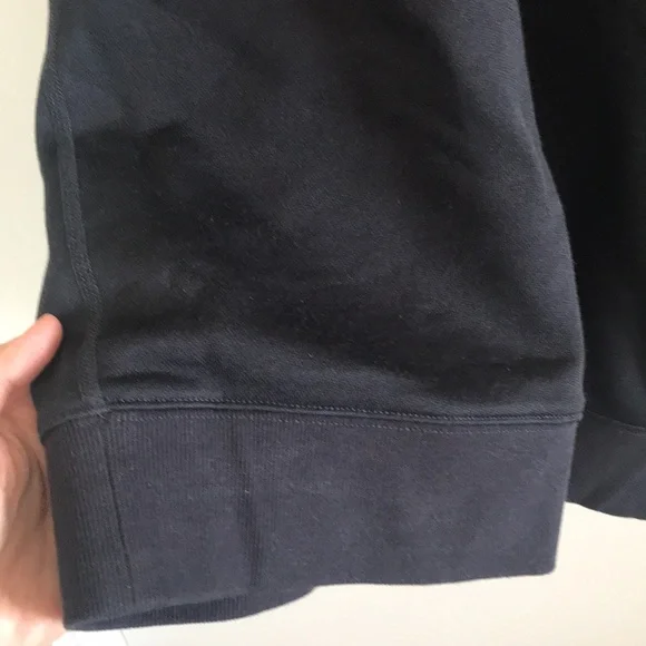 NWT James Perse raglan sweatshirt sz 1 dark navy - Picture 4 of 7